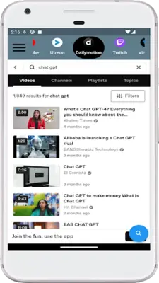 Video Search App android App screenshot 3